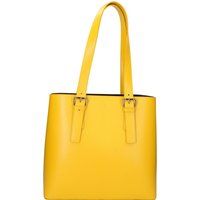 Strukturierte Leder-Schultertasche