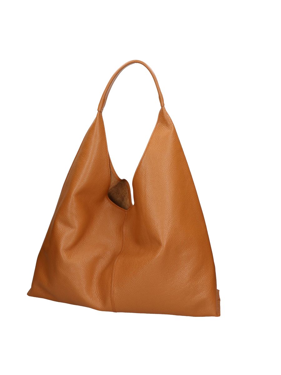 Schicke Ledertasche mit Flechtgriff