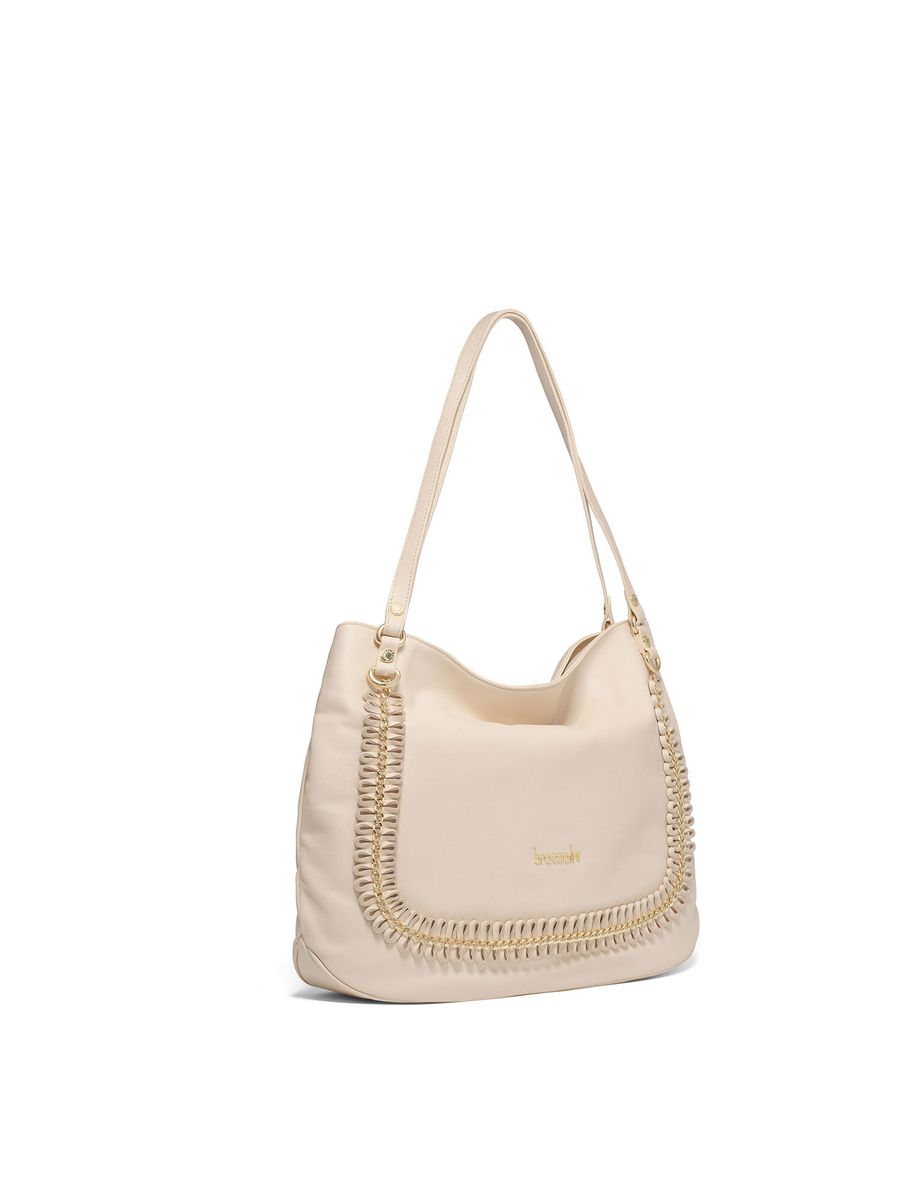 Hobo-Tasche aus genarbtem Kunstleder