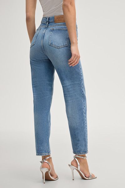 Joop! Jeans Maren Hellblaue Denim Tapered Leg Cropped Jeans