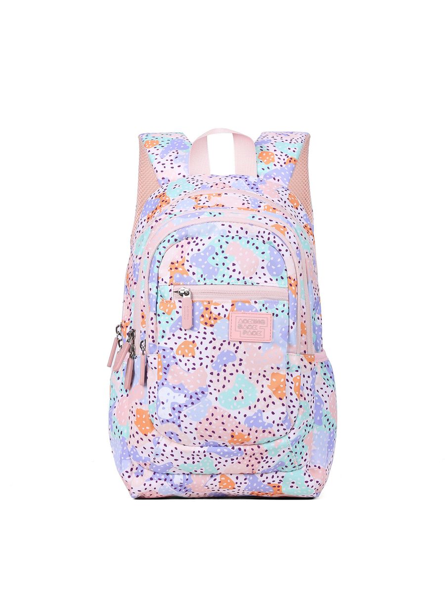 Bedruckter Unisex-Rucksack mit mehreren Taschen
