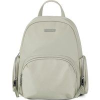 Minimalistischer Kuppelrucksack mit Taschen