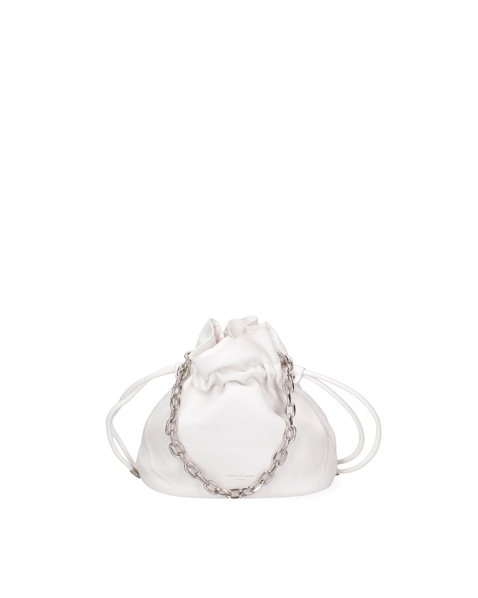 Beutelhandtasche mit Kette