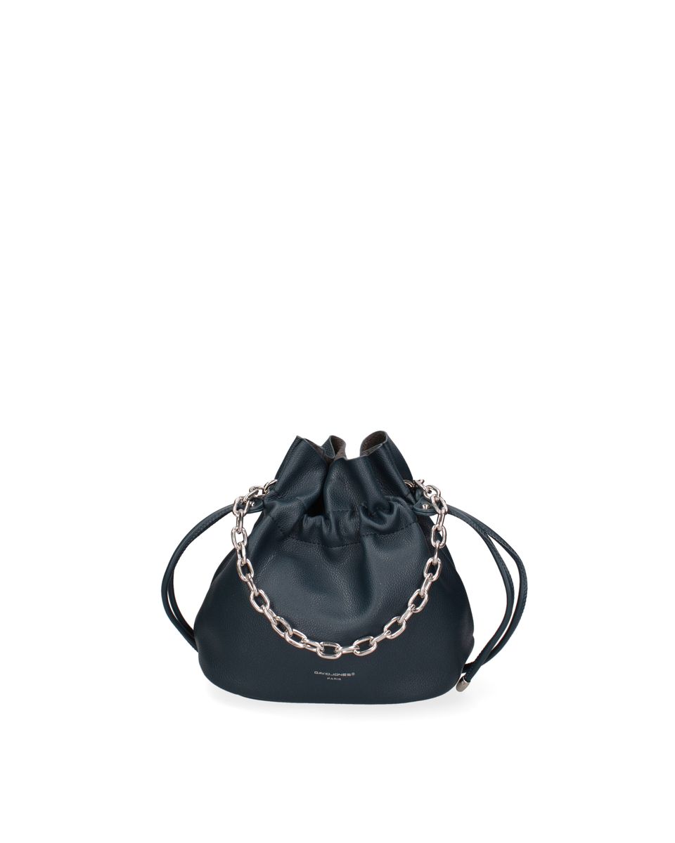 Beutelhandtasche mit Kette