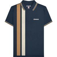 Kurzärmliges Poloshirt mit Streifenmuster