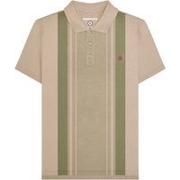 Herren Piqué Poloshirt mit Streifen