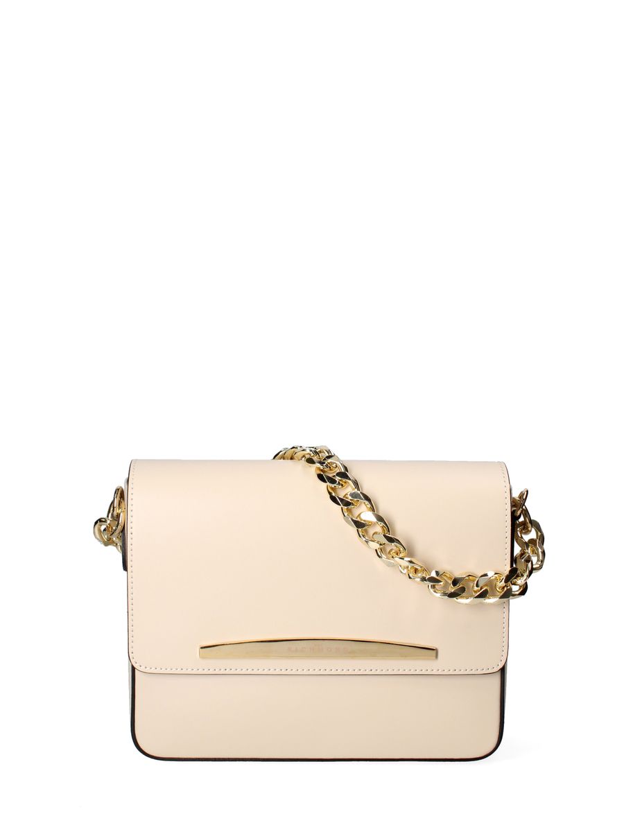 Elegante Schultertasche mit Kettendetail