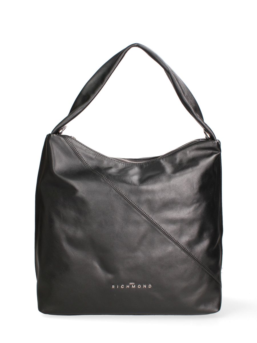 Minimalistische Schultertasche aus Leder