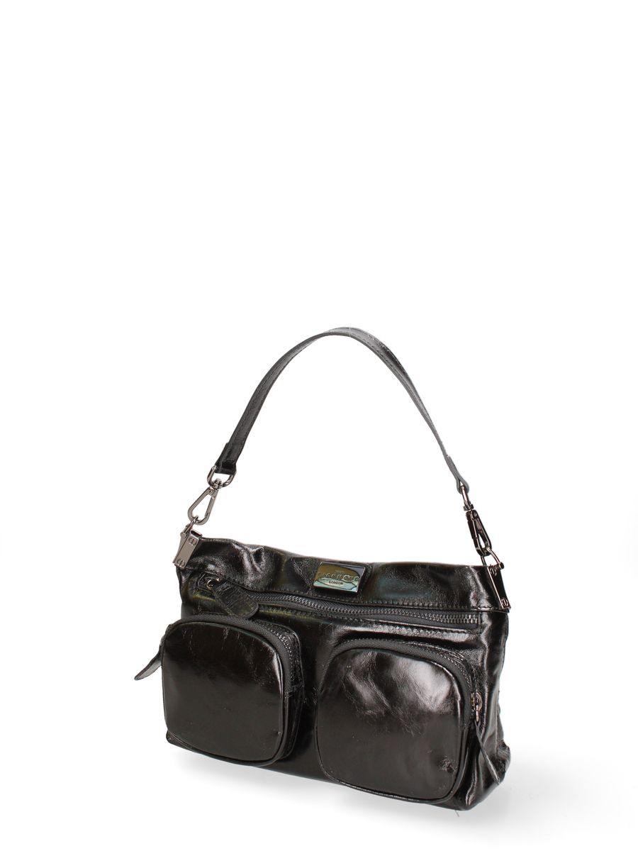 Umhängetasche aus Leder mit Multi-Taschen