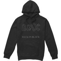 AC/DC - "Back In Black" Kapuzenpullover für Herren (Schwarz)