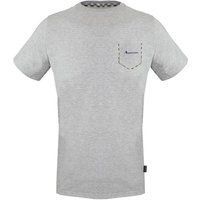 Klassisches T-Shirt mit Rundhalsausschnitt und Tasche