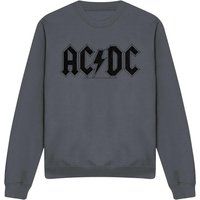 Unisex Anthrazit AC/DC Rundhals-Sweatshirt