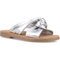 Hush Puppies Amy Weite Leder Damen Silber Standard Sandalen