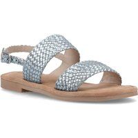 Hush Puppies Helene Sandale Leder Damen Blau Standard Sandalen