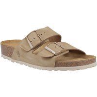Hush Puppies Brixley Mule Wildleder Damen Taupe Standard Sandalen