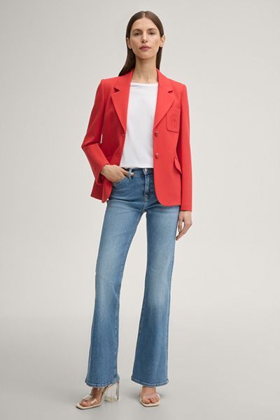 JOOP! Bootcut Jeans Elisha Hellblauer Denim Hohe Taille