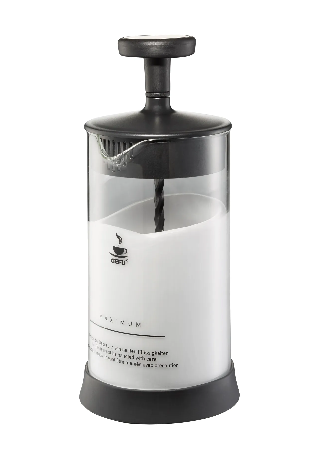 GEFU® Milchaufschäumer "Antonio", schwarz, 800 ML
