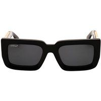 Off White - "Boston" Sonnenbrille für Herren/Damen Unisex (Schwarz/Gold/Dunkelgrau)