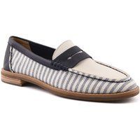 Sperry Port Driving Textil Damen Loafer Weiß/Navy Standard