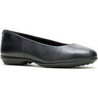 Hush Puppies Alice Flache Leder Damenschuhe Schwarz Standard Flats