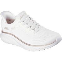 Skechers BOBS Sport Squad Chaos Textil Damen Sneakers Weiß/Gold