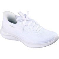 Skechers Ultra Flex 4.0 Textil Damen Weiße Standard Sneakers