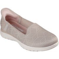 Skechers On-the-GO Flex - Clover Textil Damen Taupe Standard Sneaker