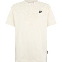 Baumwoll-T-Shirt mit Monogrammmuster