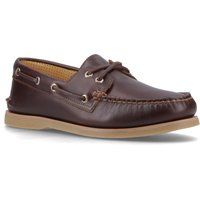 Sperry Authentische Gold Cup Leder Herren Braun Standard Bootsschuhe