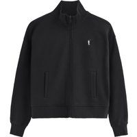 Sweatshirt mit Reißverschluss und lockerer Passform