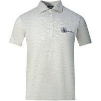 Aquascutum - "Aldis London" Poloshirt für Herren/Damen Unisex (Grau/Schwarz)