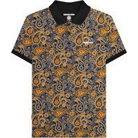 Lambretta - Poloshirt für Herren (Schwarz/Gold)