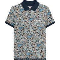 Lambretta - Poloshirt für Herren (Marine/Rauchblau)