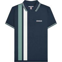 Lambretta - Poloshirt für Herren (Marine/Rauchblau)