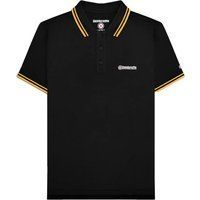 Herren Piqué Poloshirt mit Streifenbesatz