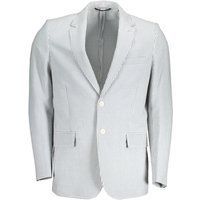 Gestreifter Baumwoll-Blazer