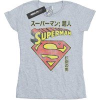DC Comics - T-Shirt für Damen (Grau)