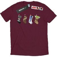 Star Wars - T-Shirt für Herren (Burgunderrot)