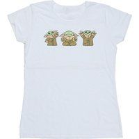 Grogu Sieh Hör Sprich kein Böses T-Shirt