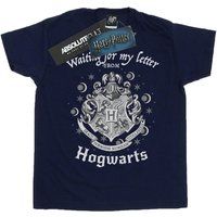 Harry Potter - "Hogwarts Waiting For My Letter" T-Shirt für Herren (Marineblau)