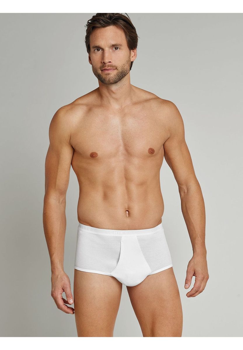 Klassische gerippte Baumwollslips Unterwäsche