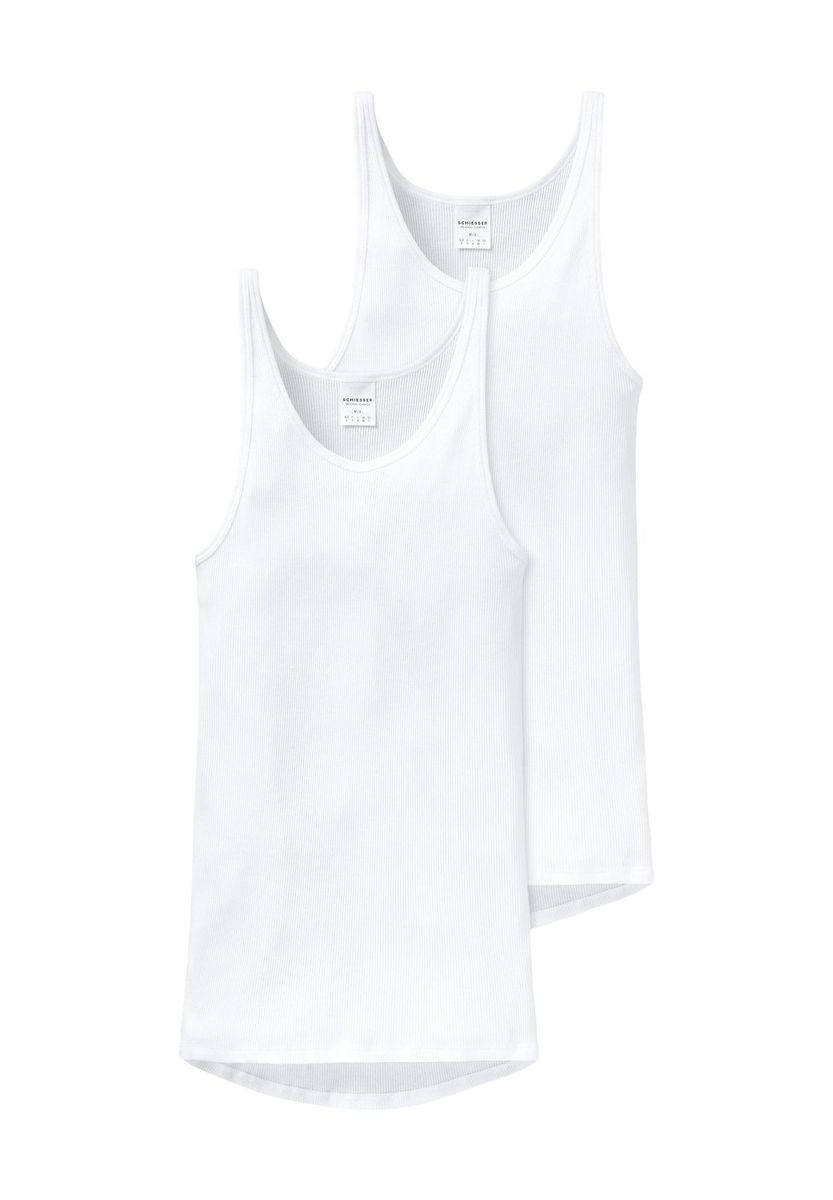 Klassisches Feinripp-Tanktop-Set