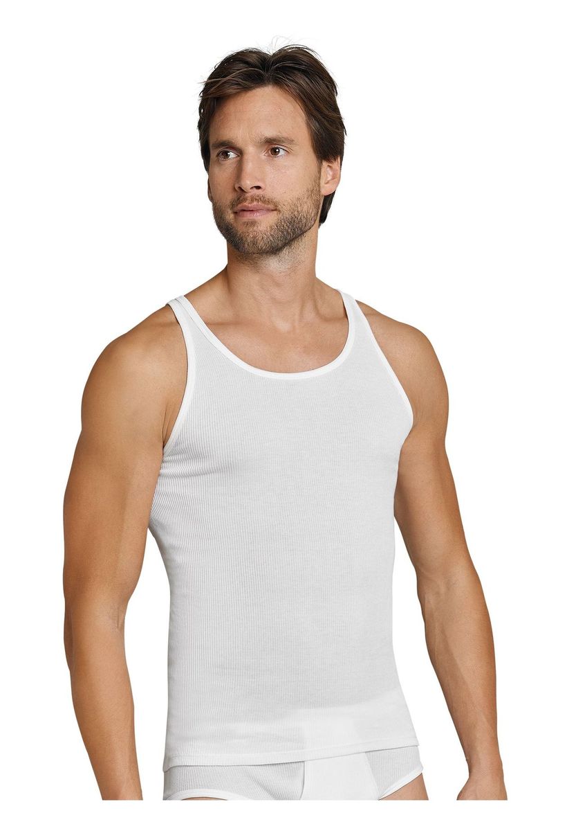 Klassisches Feinripp-Tanktop-Set