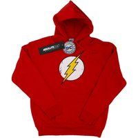 Flash Logo Roter Kapuzenpullover