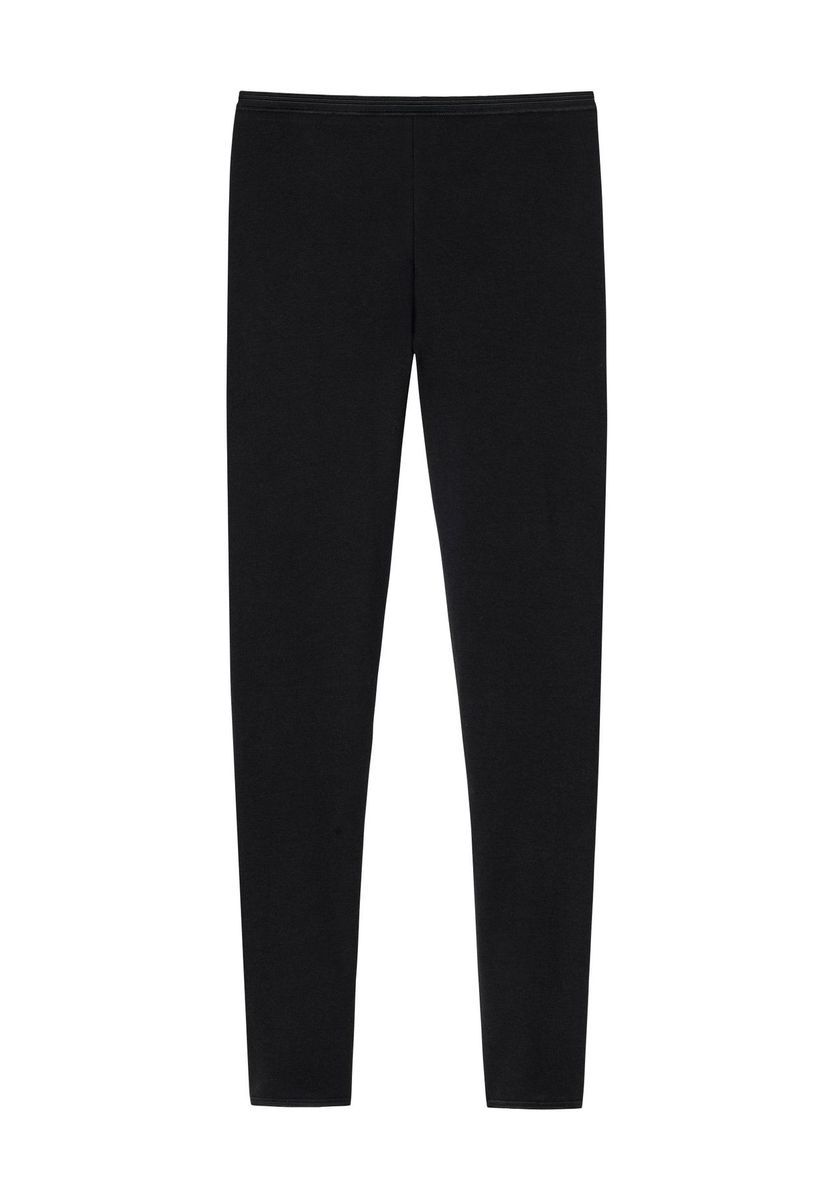 Luxuriöse, lange Leggings aus Feinripp