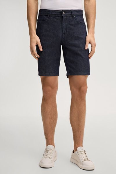 Joop! Dunkelblaue Jeansshorts Lässiges Five-Pocket-Design Baumwollmischung