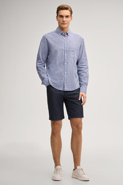 Joop! Dunkelblaue Jeansshorts Lässiges Five-Pocket-Design Baumwollmischung