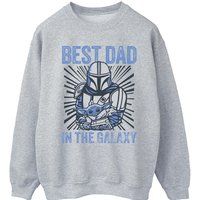 Mandalorian Best Dad in Galaxy Sweatshirt