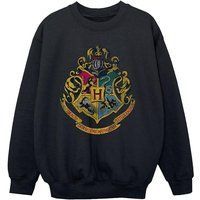 Hogwarts Wappen Grafik Rundhals-Sweatshirt