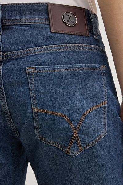 Joop! Fort Blaue Jeansshorts Baumwollmischung Five-Pocket Design